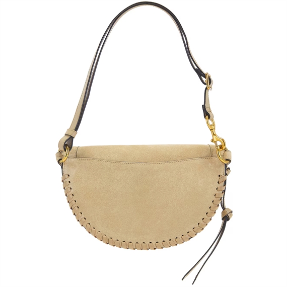 Isabel Marant Etoile Skano Suede bæltetaske, Light Beige